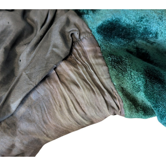 Antique Victorian 1890 Jacket Bodice Leg of Mutton Sleeve Velvet Double Breasted - Picture 8 of 16